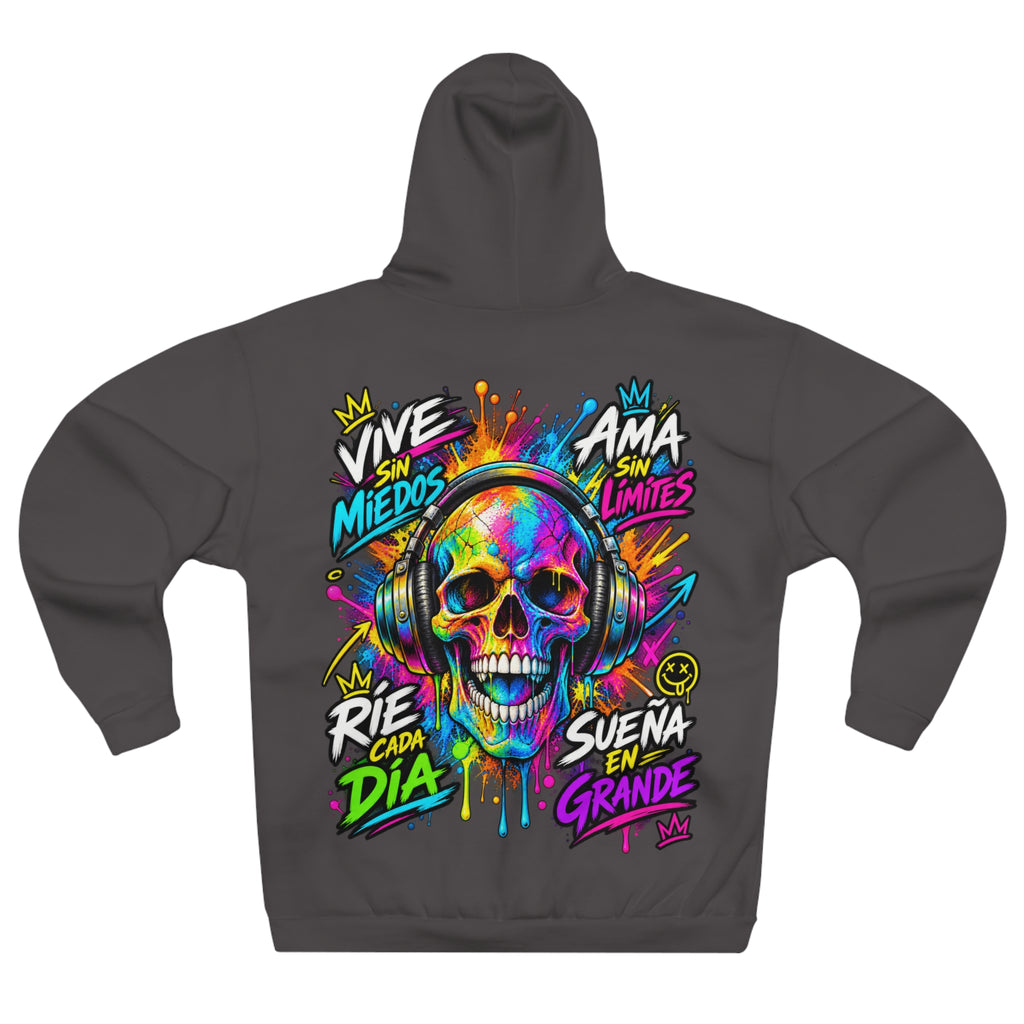 Sudadera Calavera Vive Sin Miedos | Detallia