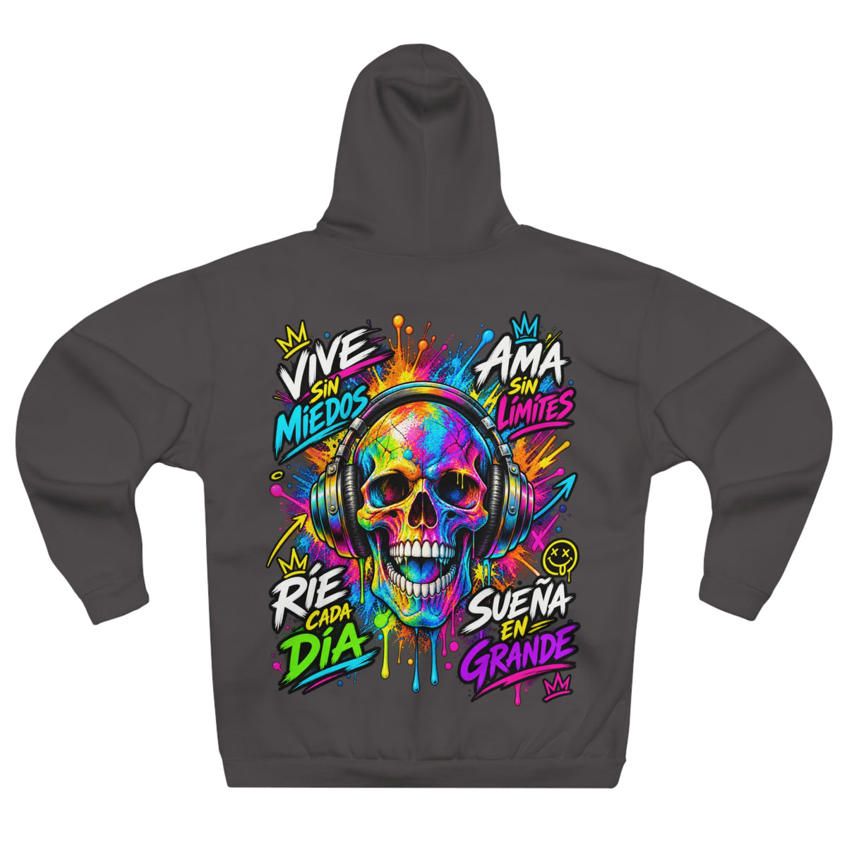 Sudadera Calavera Vive Sin Miedos | Detallia