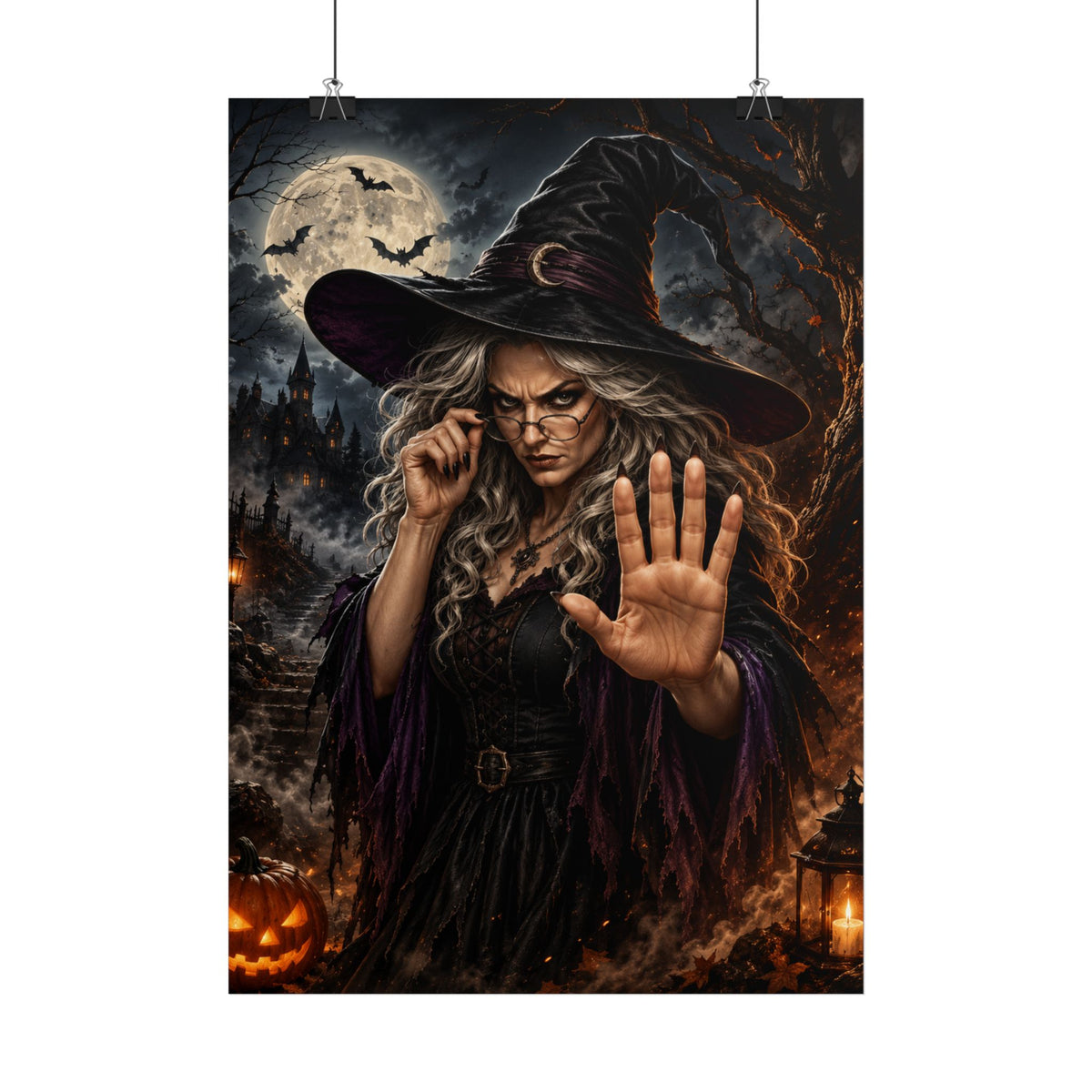 Póster Bruja de Halloween | Detallia