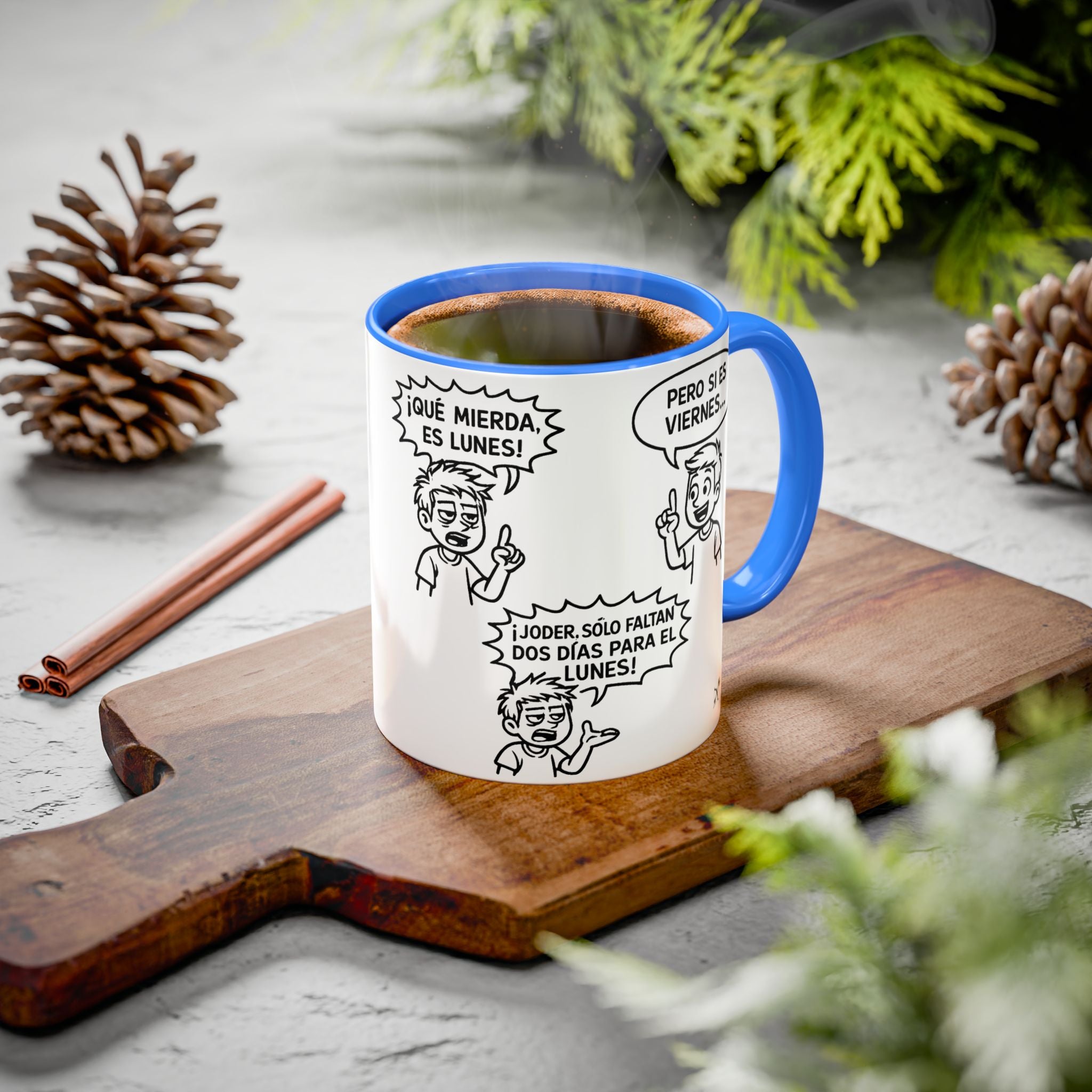 Taza "¡Qué Mierda, Es Lunes!" | Detallia