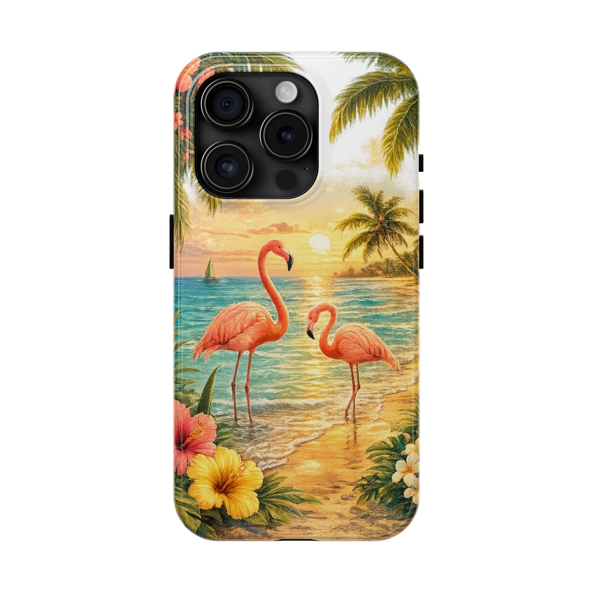 Funda Móvil Flamencos Tropical | Detallia