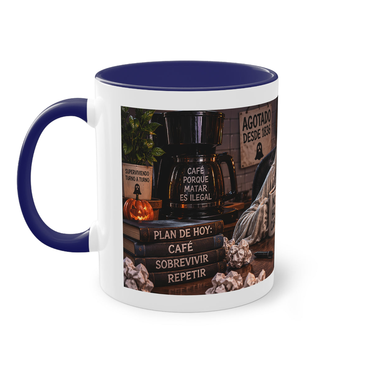 Taza No Hay Café de Halloween | Detallia
