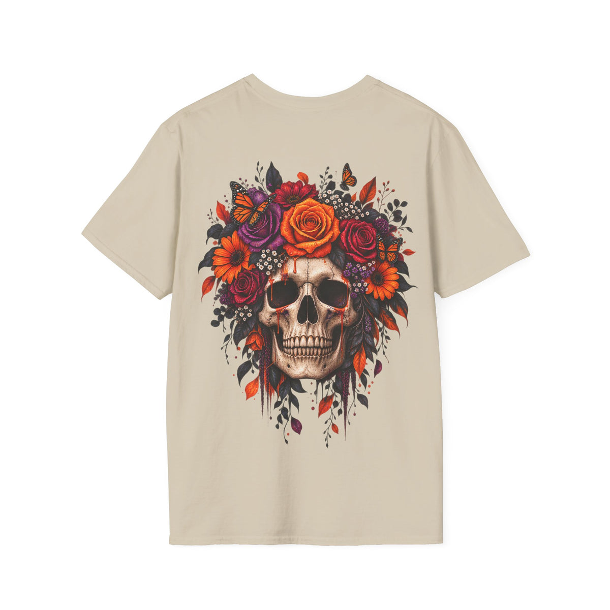 Camiseta Calavera Floral | Detallia
