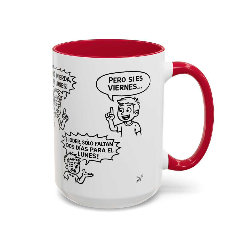 Taza "¡Qué Mierda, Es Lunes!" | Detallia