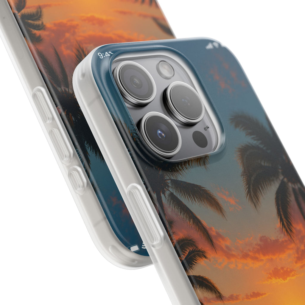 Funda Móvil Llamada Atardecer Tropical | Detallia