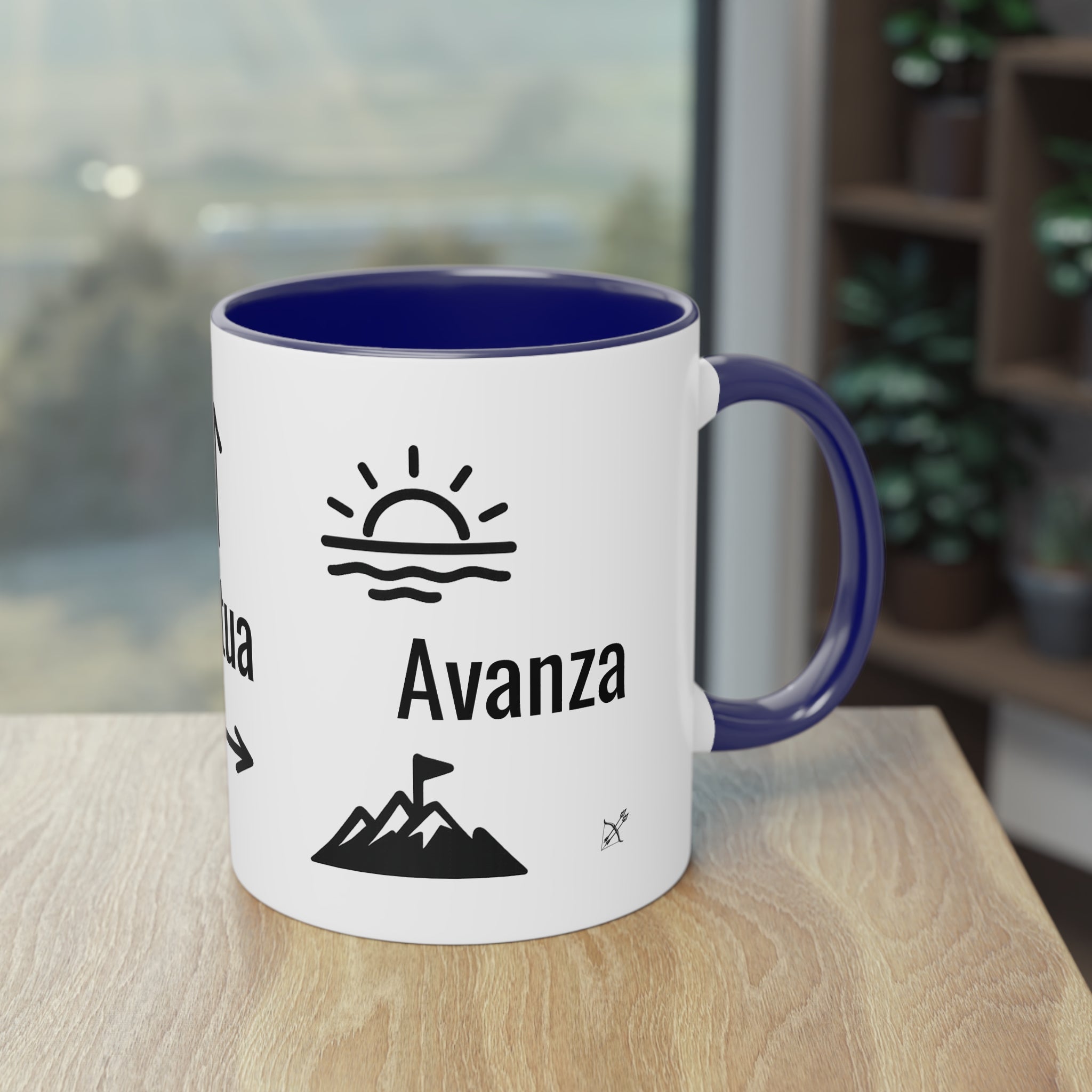 Taza "Acepta, Actúa, Avanza" | Detallia