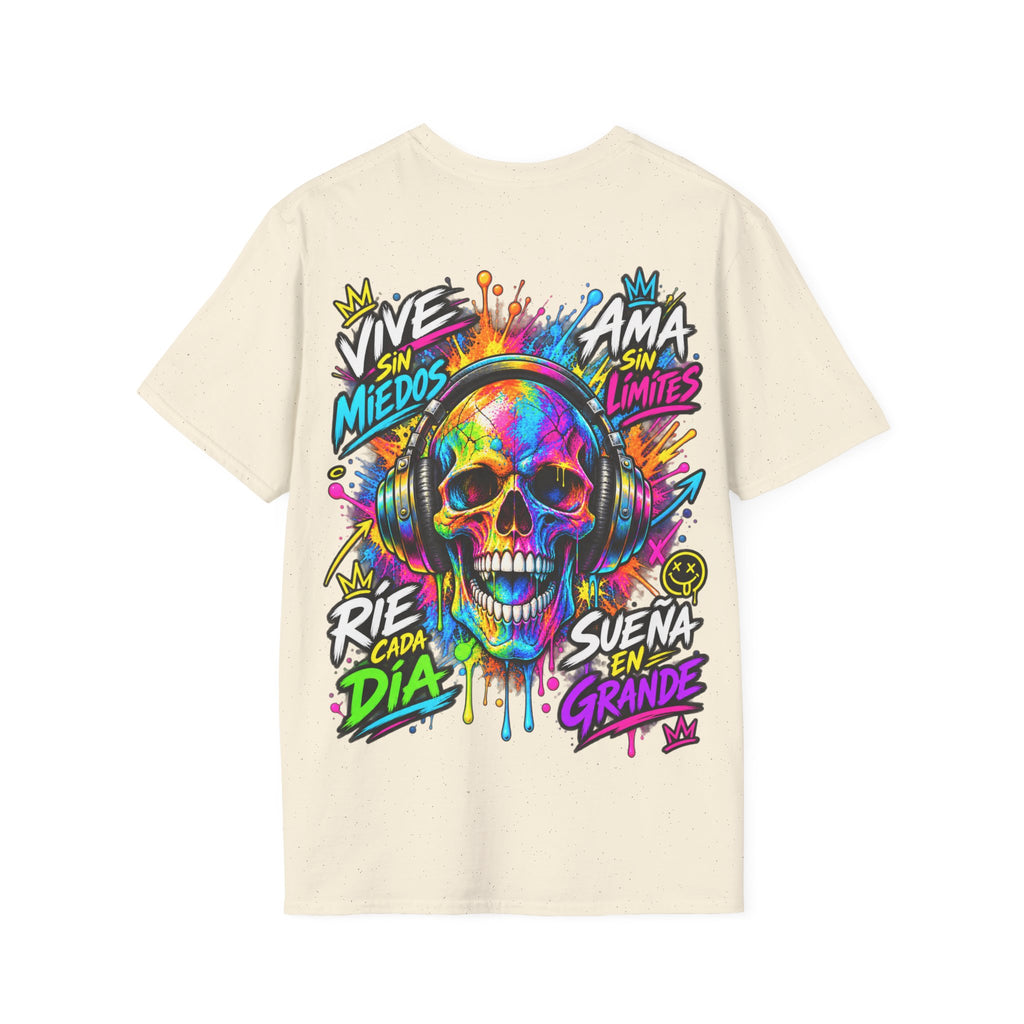Camiseta Calavera Vive Sin Miedos | Detallia