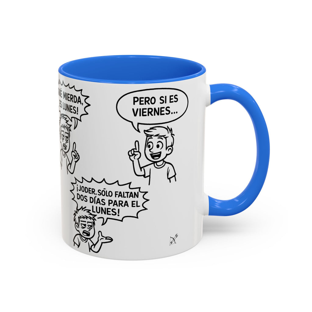 Taza "¡Qué Mierda, Es Lunes!" | Detallia