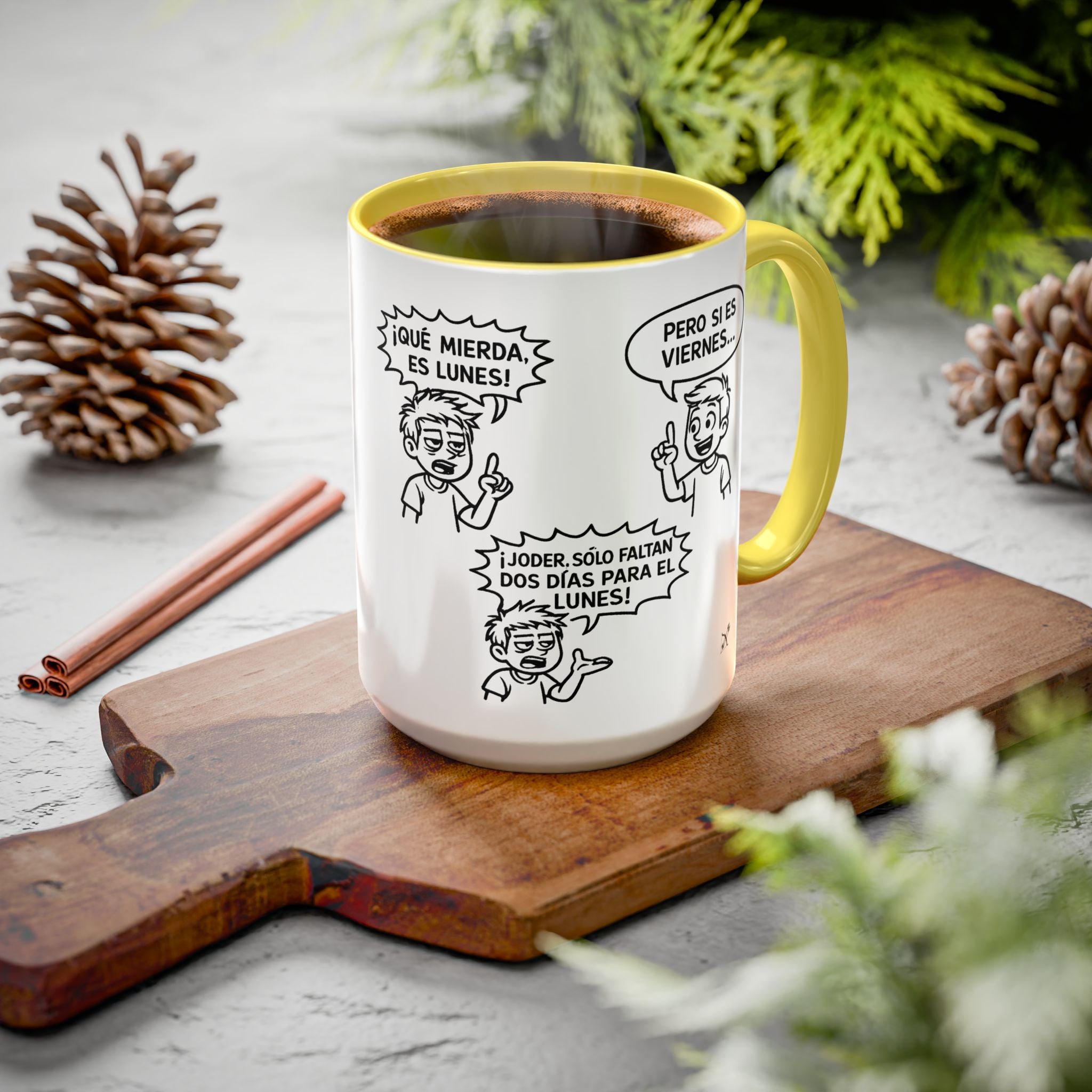 Taza "¡Qué Mierda, Es Lunes!" | Detallia