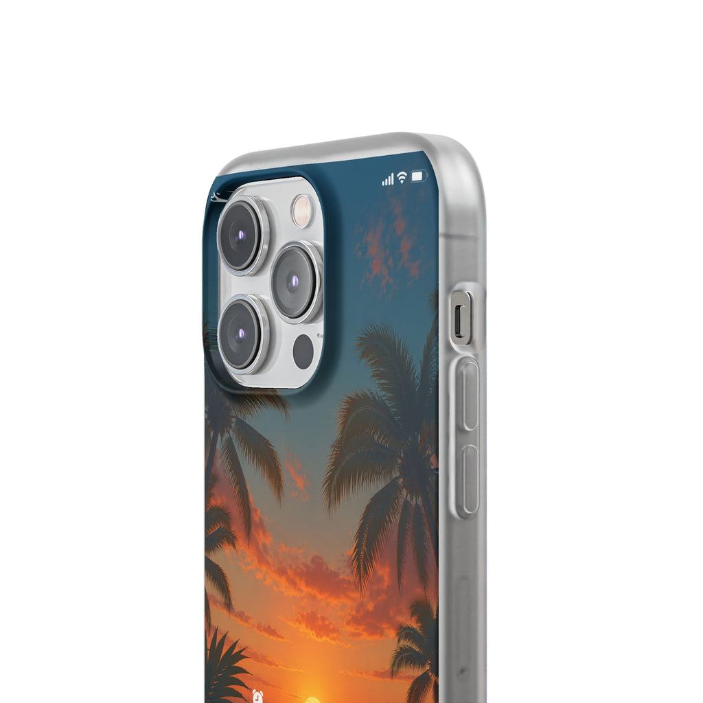 Funda Móvil Llamada Atardecer Tropical | Detallia