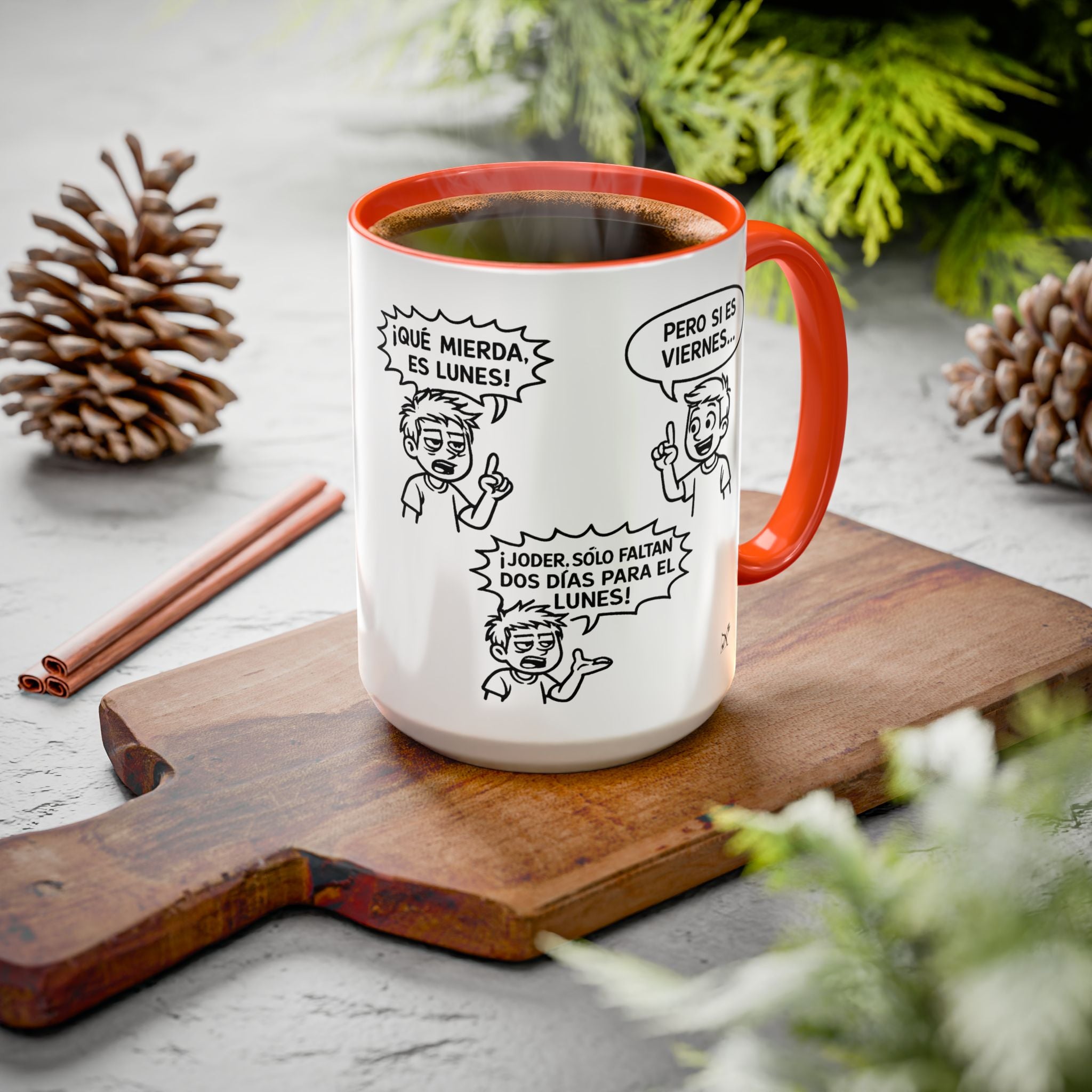 Taza "¡Qué Mierda, Es Lunes!" | Detallia