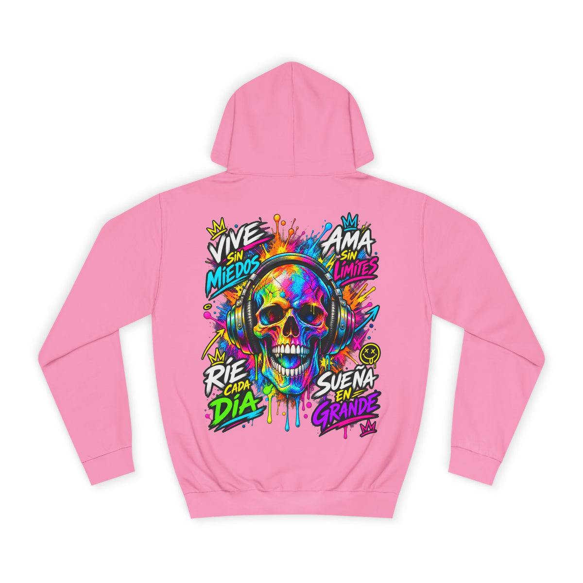 Sudadera Calavera Vive Sin Miedos | Detallia