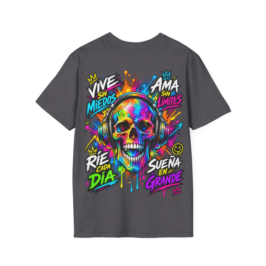 Camiseta Calavera Vive Sin Miedos | Detallia
