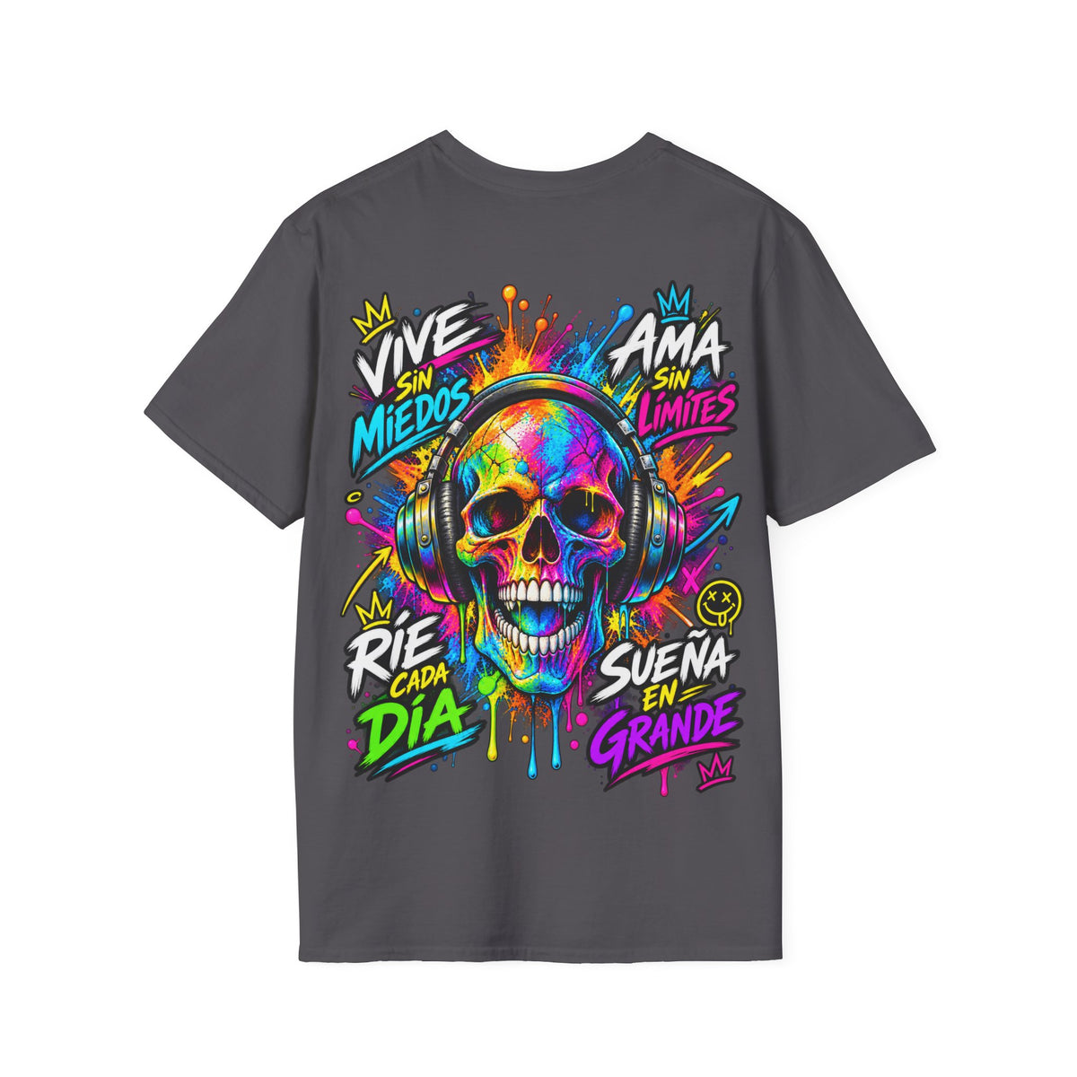 Camiseta Calavera Vive Sin Miedos | Detallia