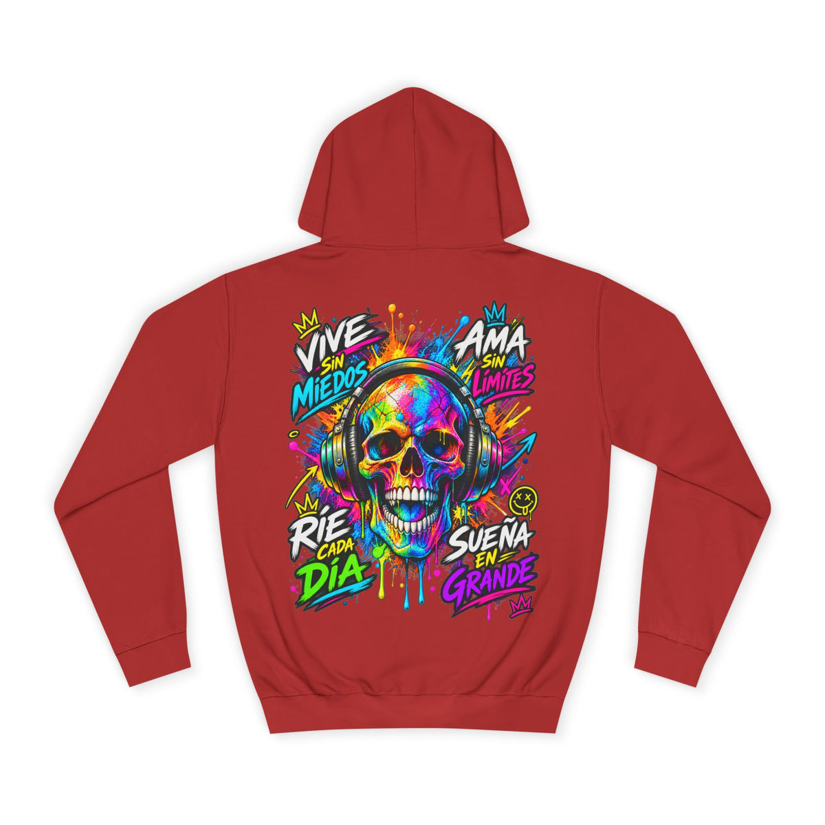 Sudadera Calavera Vive Sin Miedos | Detallia