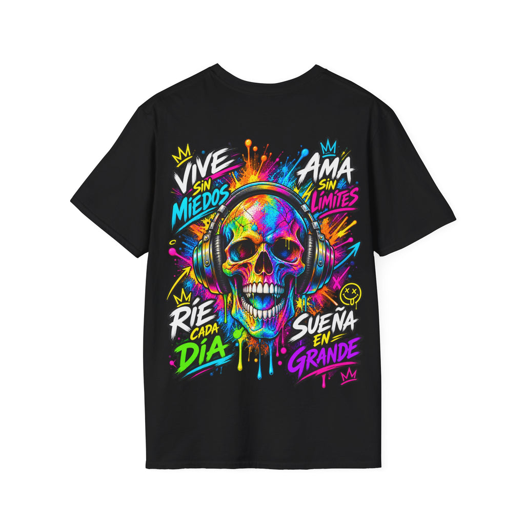 Camiseta Calavera Vive Sin Miedos | Detallia
