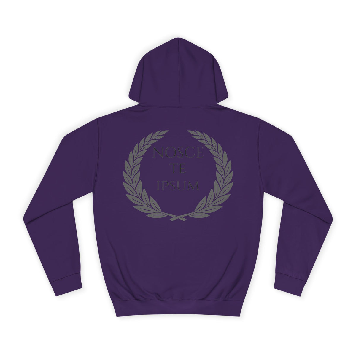 Sudadera Estoica "Nosce Te Ipsum" | Diseño Clásico con Corona de Laurel | Detallia