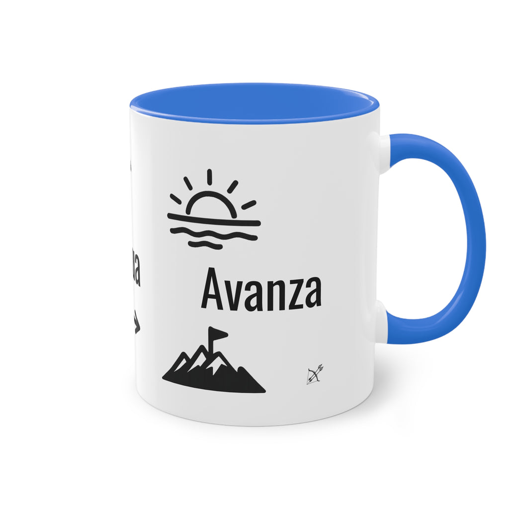 Taza "Acepta, Actúa, Avanza" | Detallia