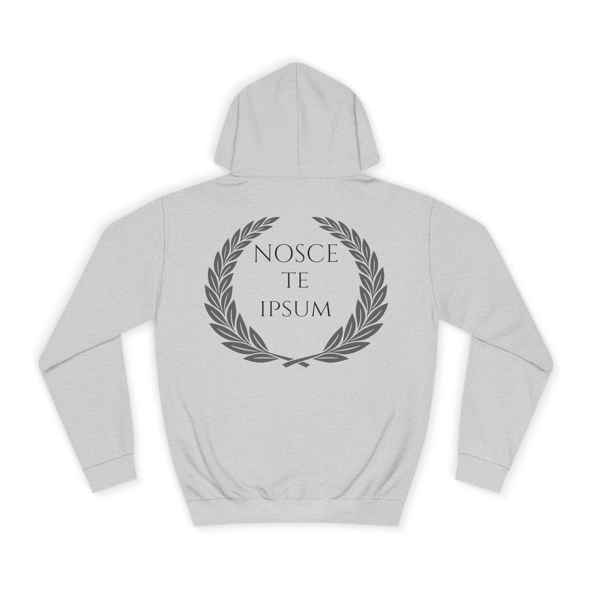Sudadera Estoica "Nosce Te Ipsum" | Diseño Clásico con Corona de Laurel | Detallia