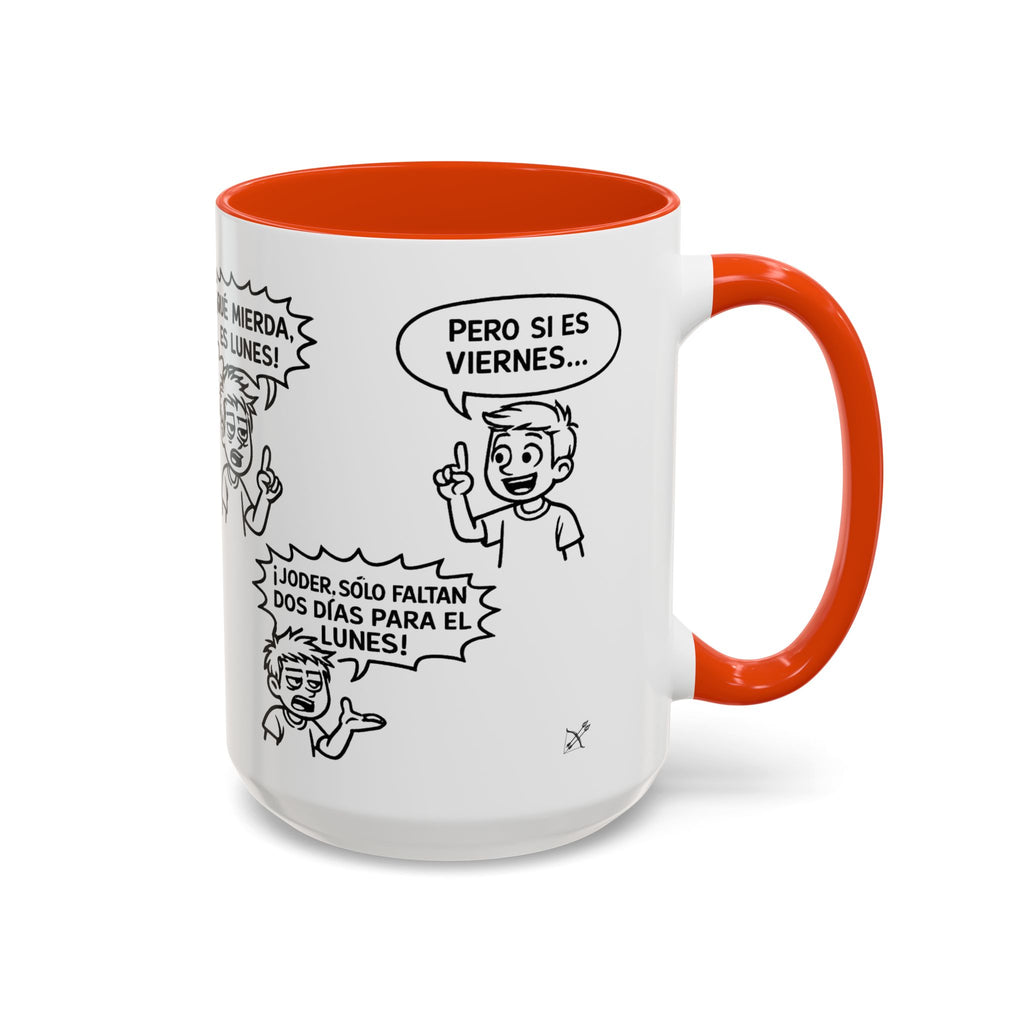 Taza "¡Qué Mierda, Es Lunes!" | Detallia