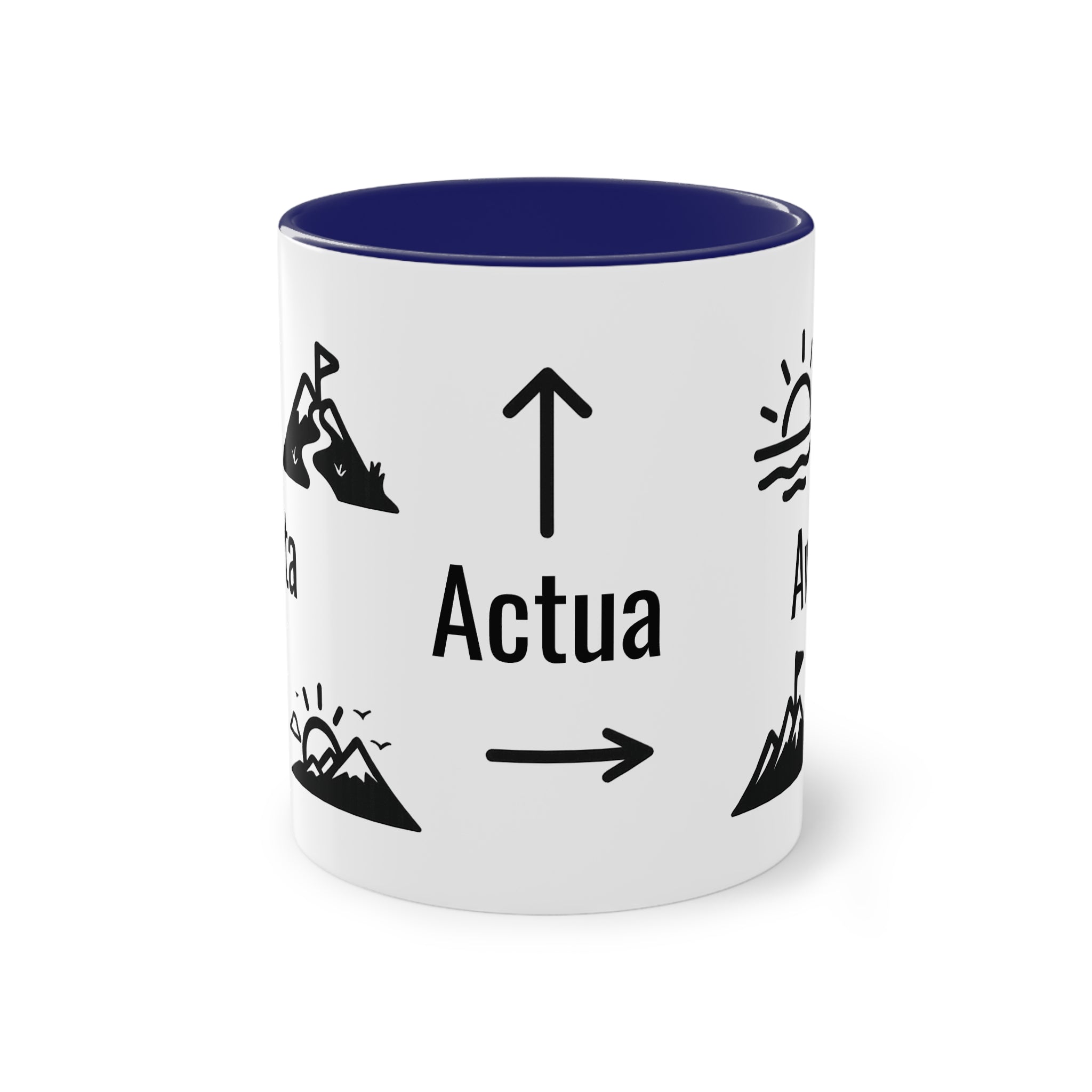 Taza "Acepta, Actúa, Avanza" | Detallia