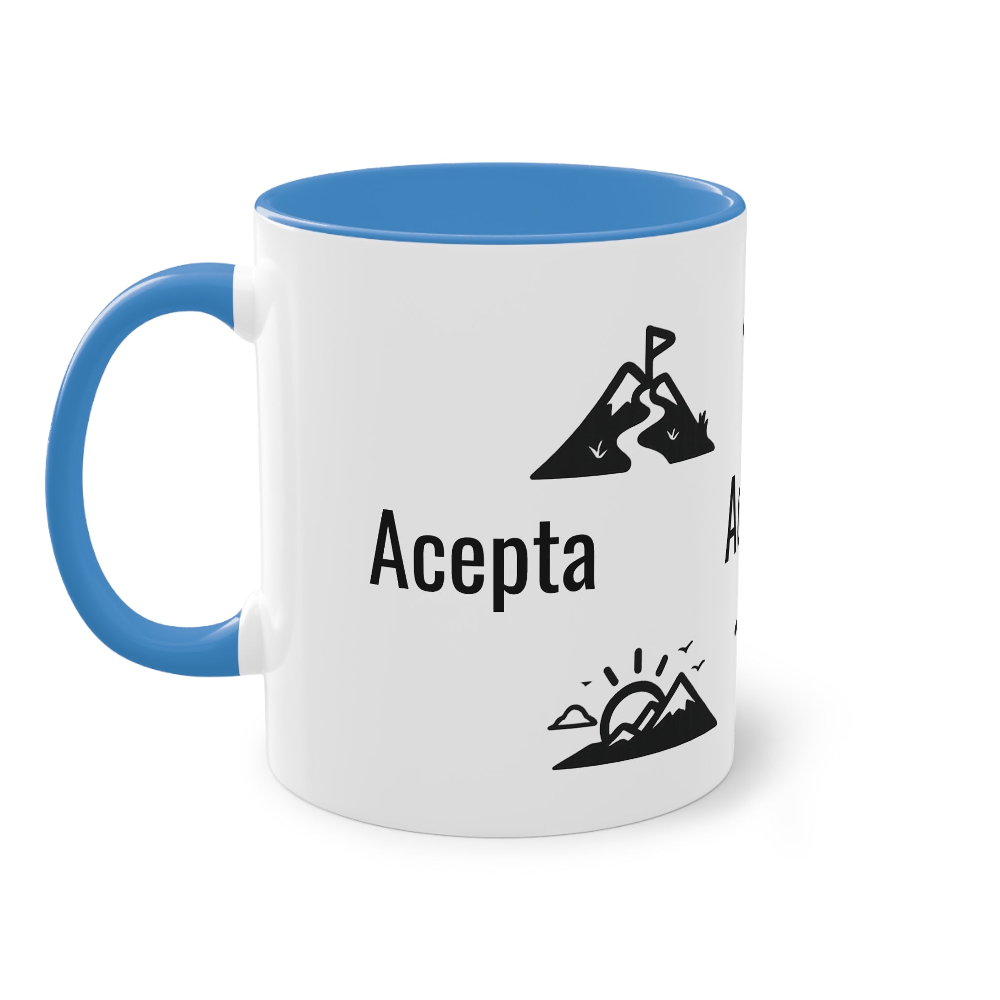 Taza "Acepta, Actúa, Avanza" | Detallia