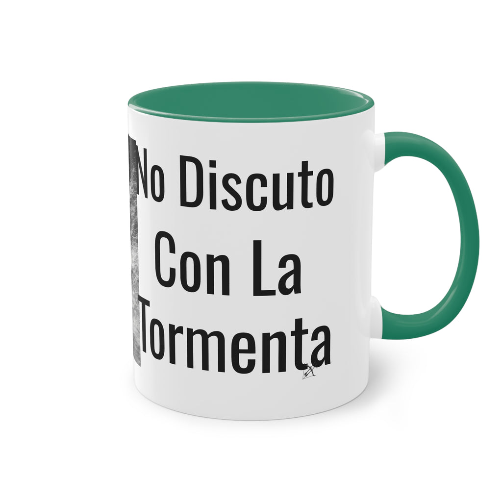Taza "No Discuto Con La Tormenta" | Detallia