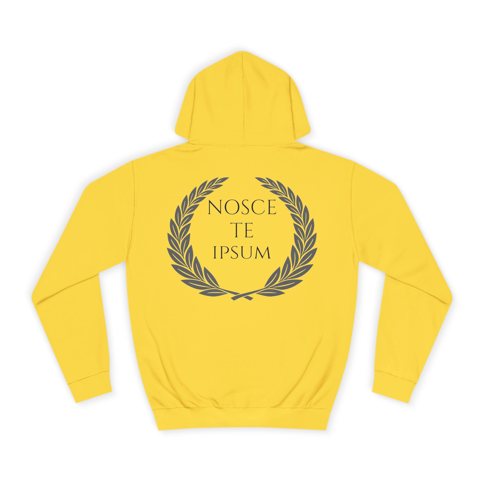 Sudadera Estoica "Nosce Te Ipsum" | Diseño Clásico con Corona de Laurel | Detallia
