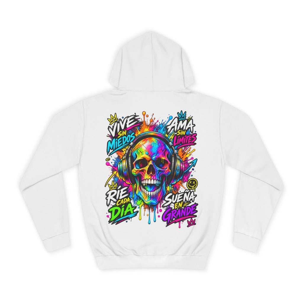 Sudadera Calavera Vive Sin Miedos | Detallia