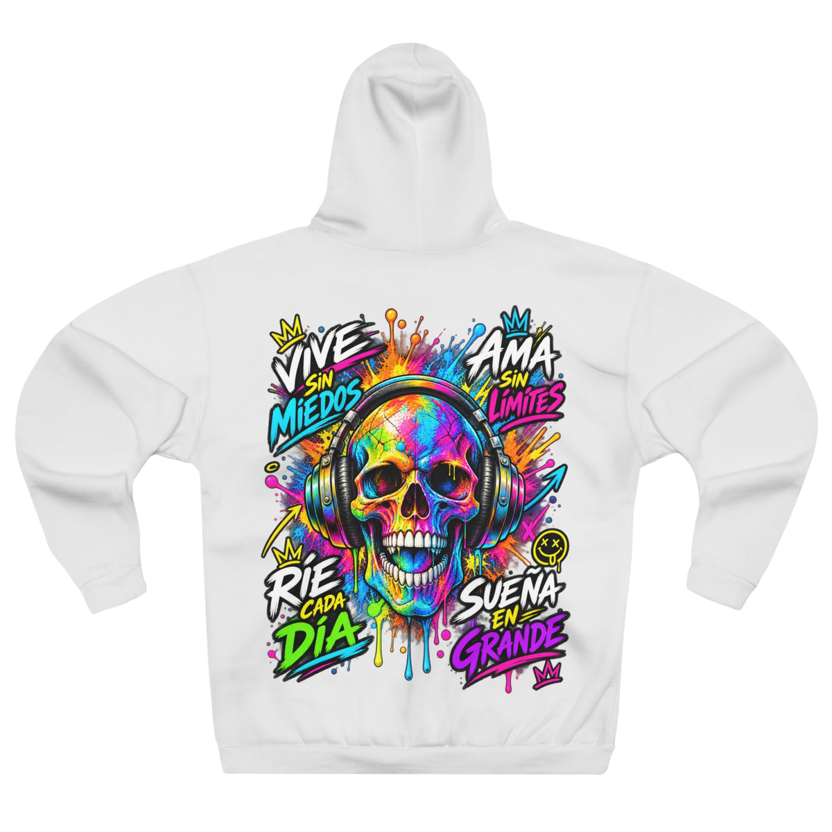 Sudadera Calavera Vive Sin Miedos | Detallia