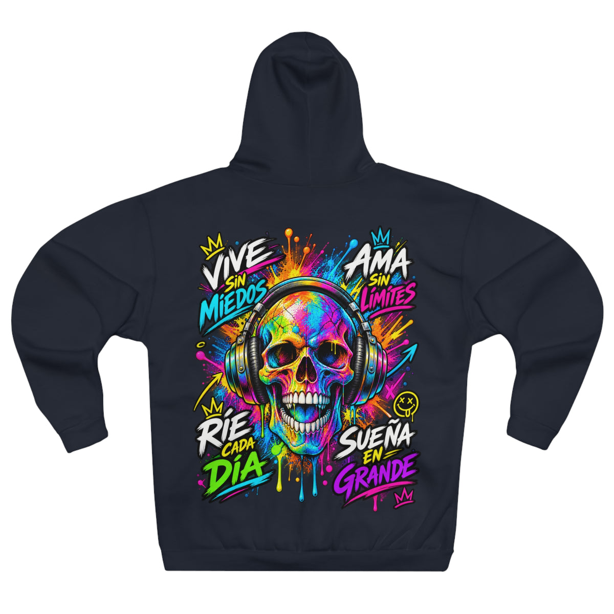 Sudadera Calavera Vive Sin Miedos | Detallia