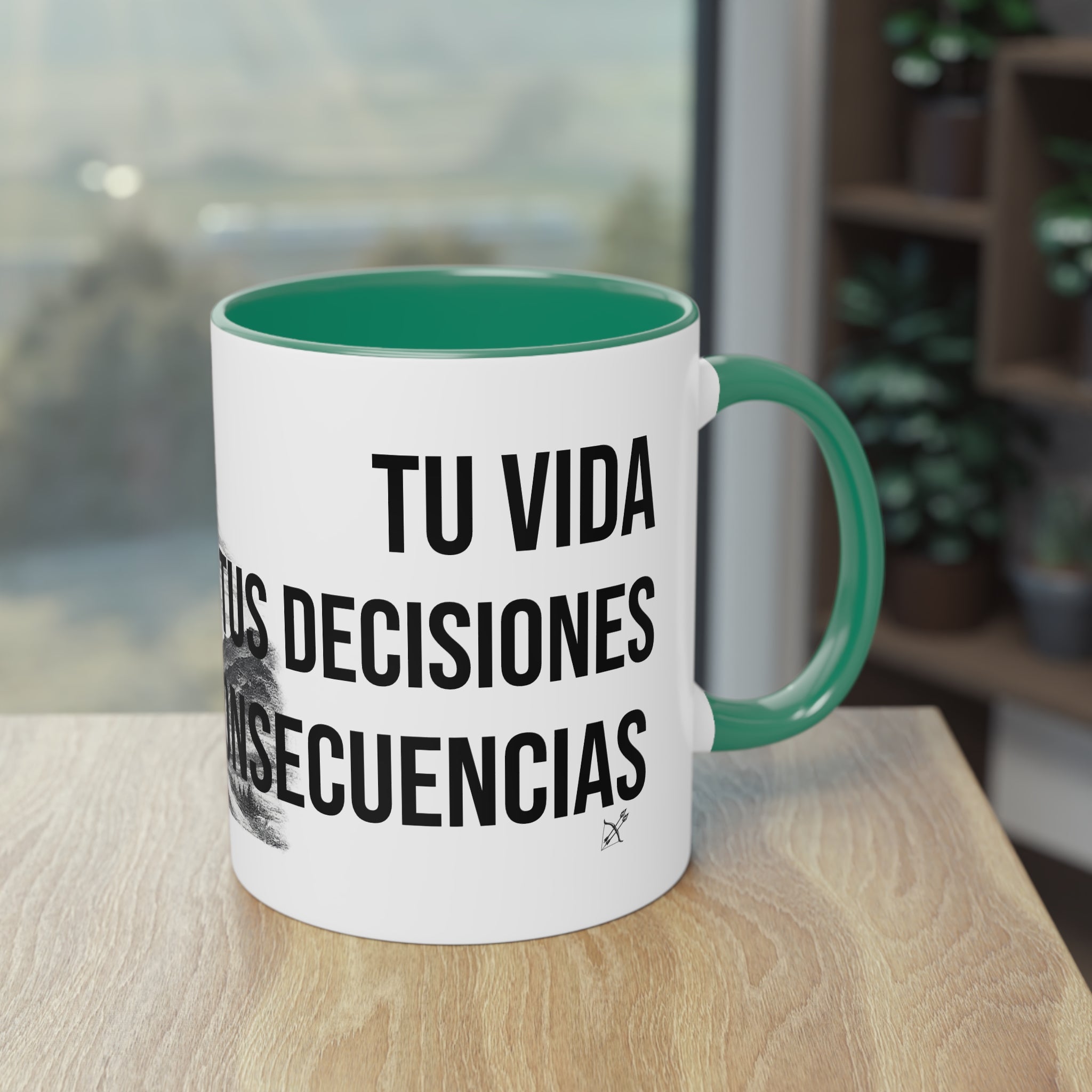 Taza "Tu Vida, Tus Decisiones, Tus Consecuencias" | Detallia