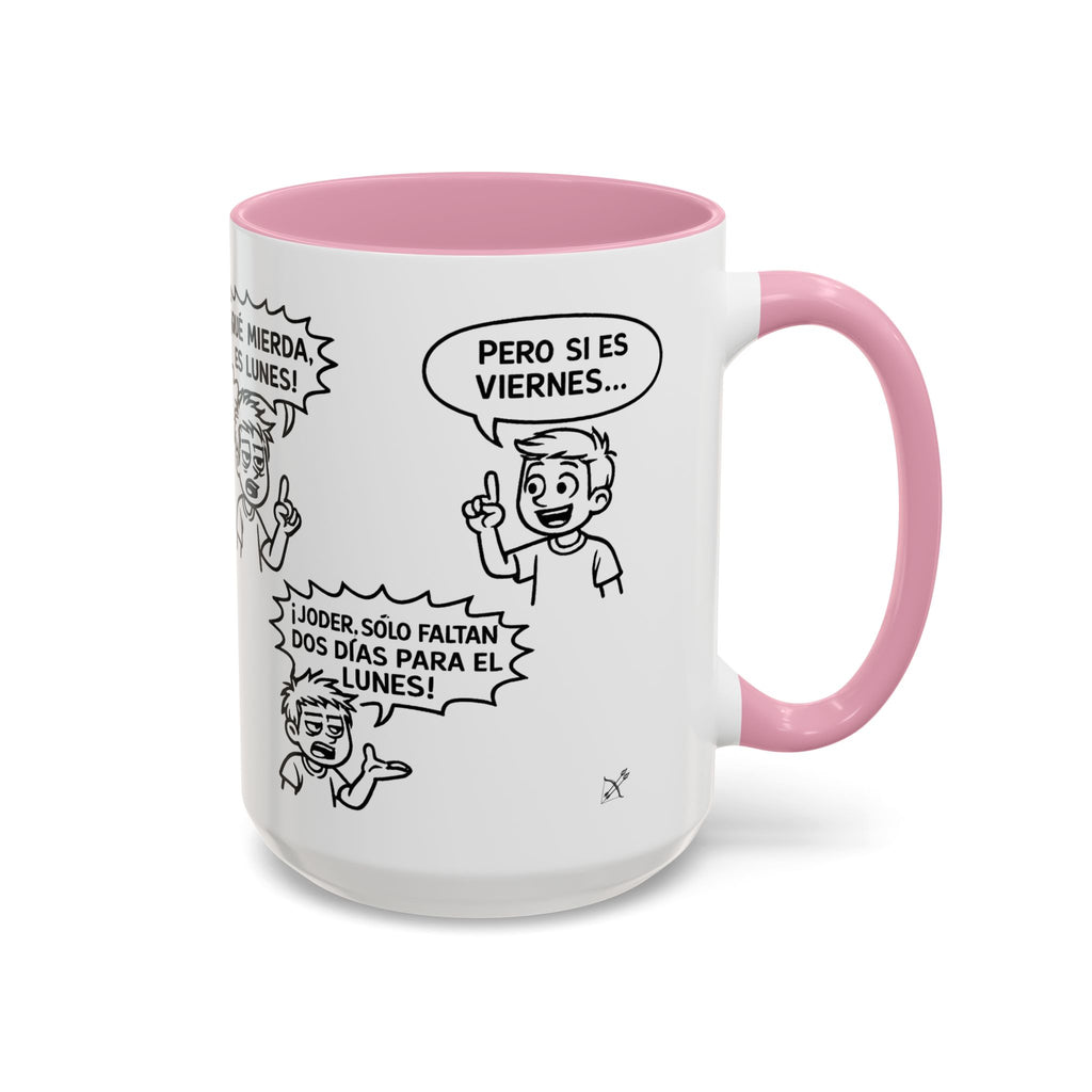 Taza "¡Qué Mierda, Es Lunes!" | Detallia