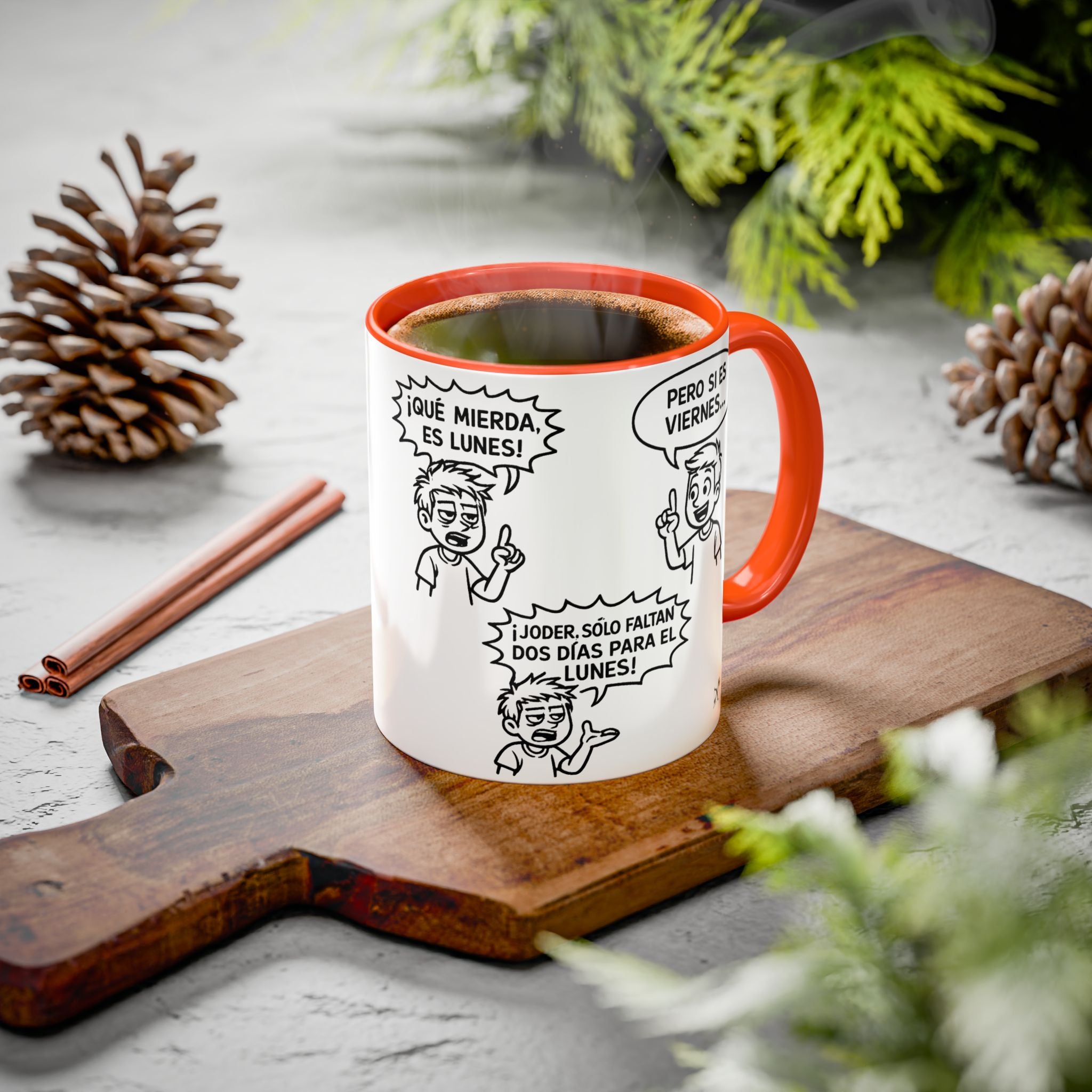 Taza "¡Qué Mierda, Es Lunes!" | Detallia