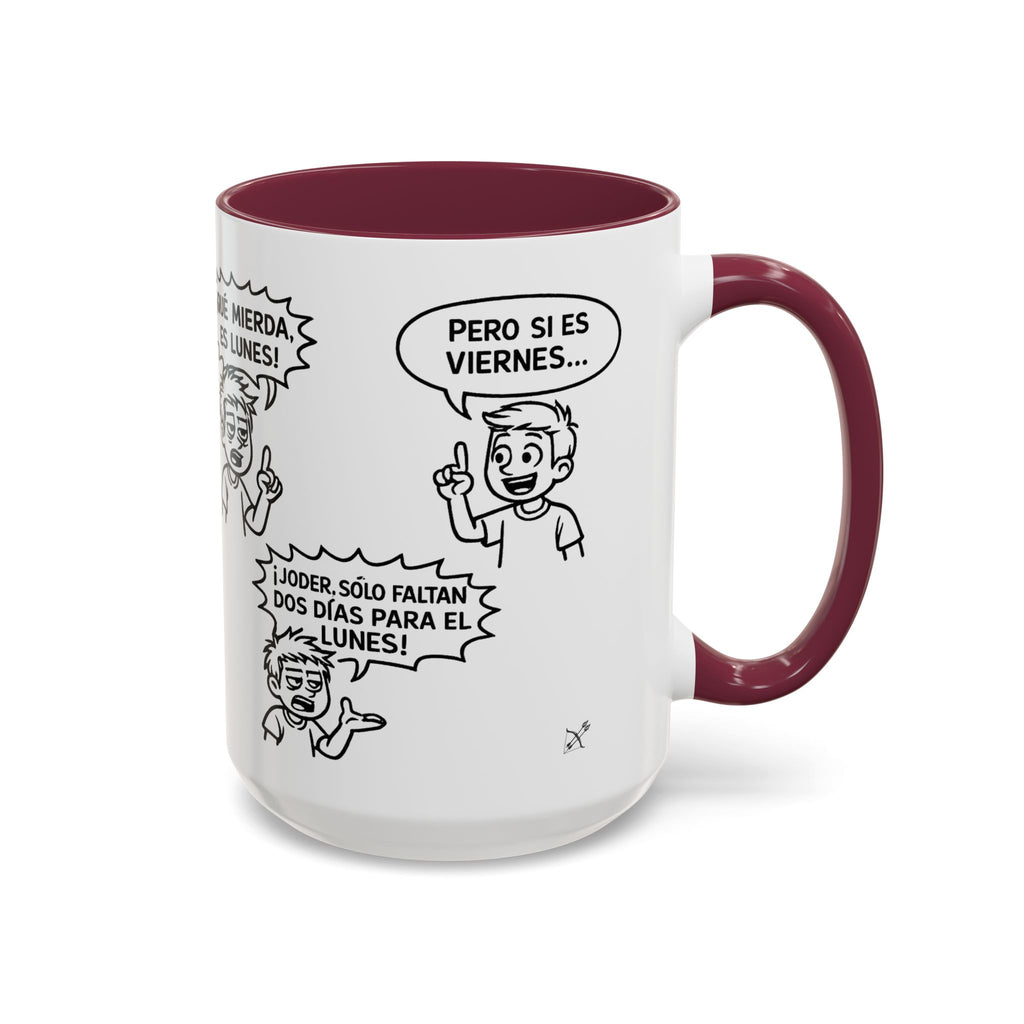 Taza "¡Qué Mierda, Es Lunes!" | Detallia