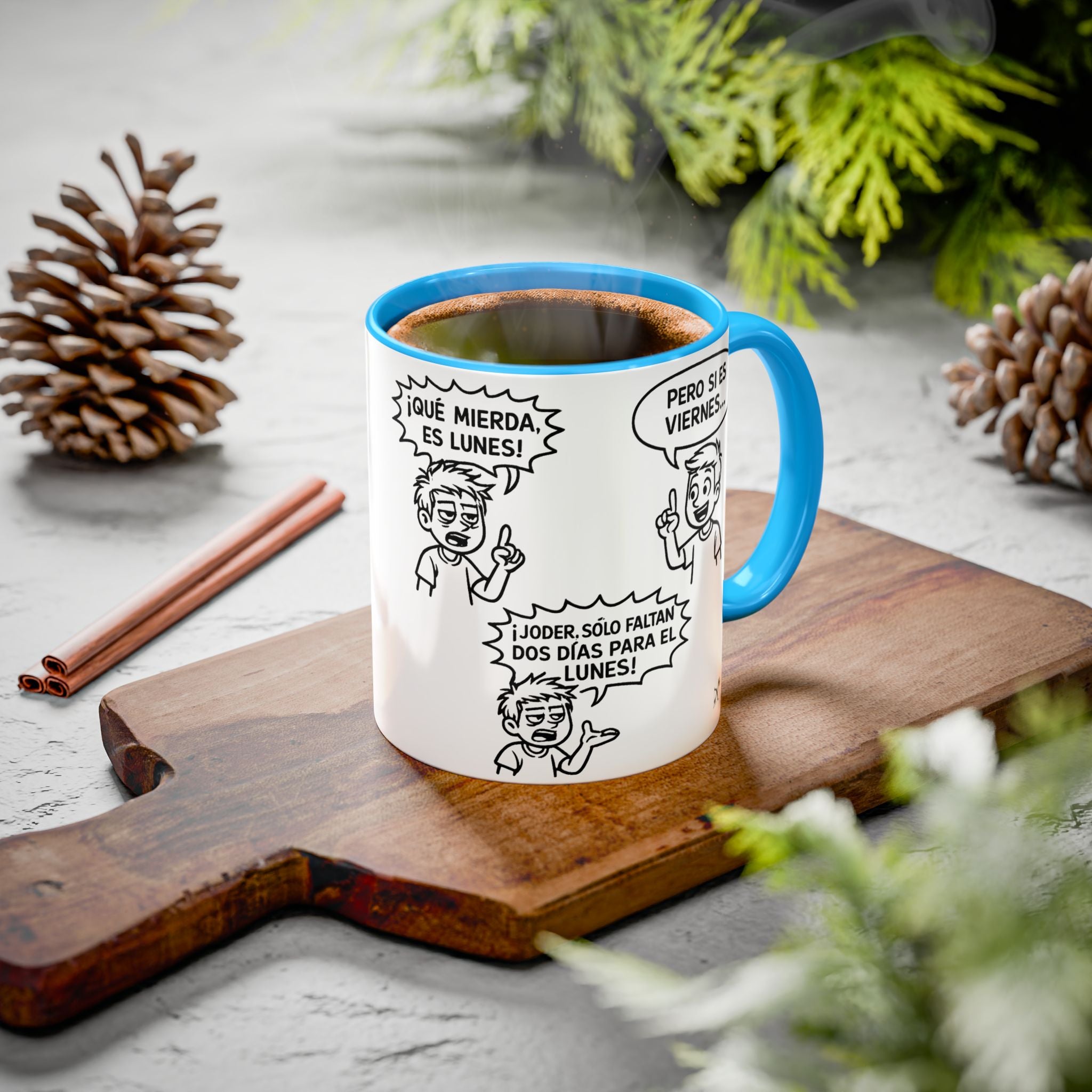 Taza "¡Qué Mierda, Es Lunes!" | Detallia