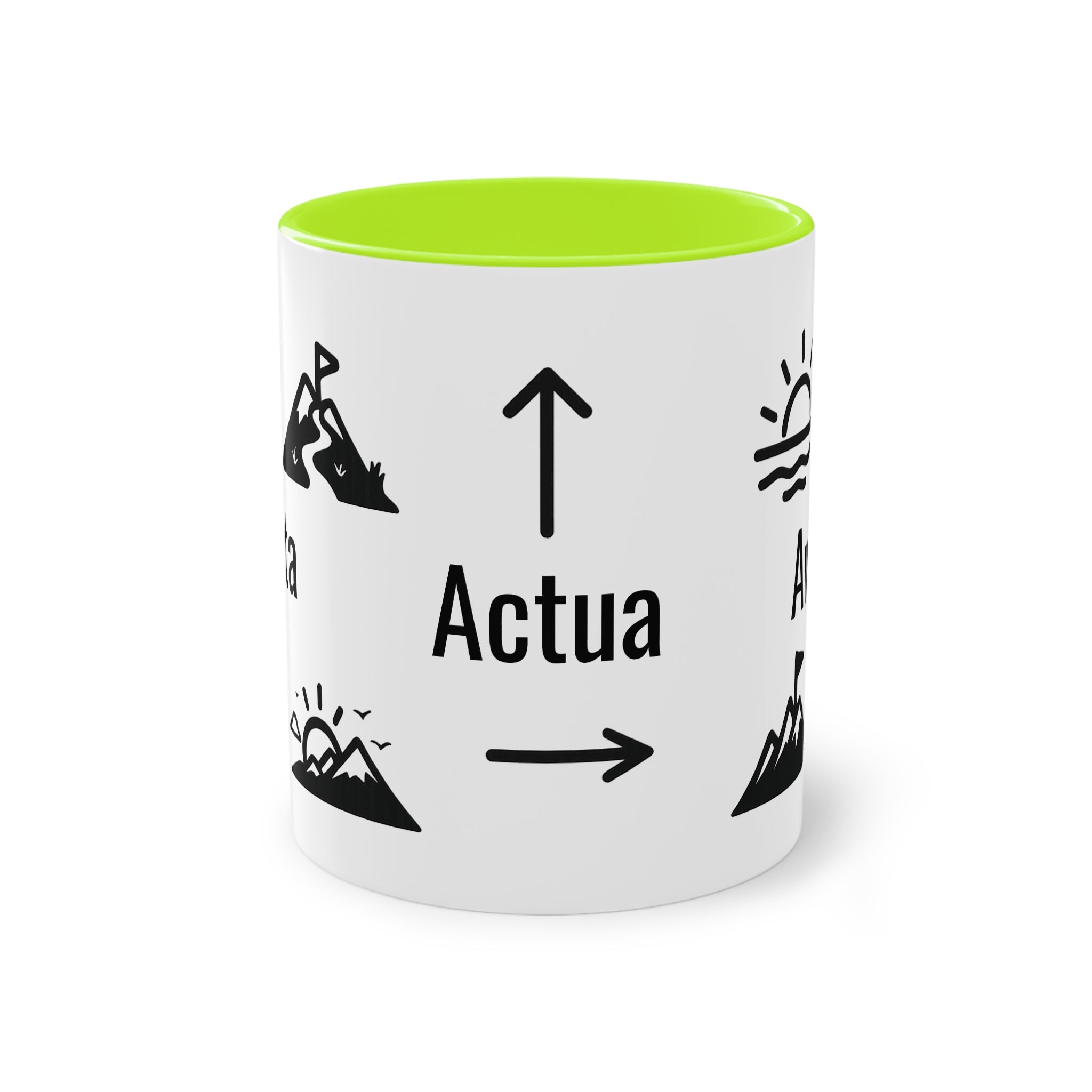 Taza "Acepta, Actúa, Avanza" | Detallia