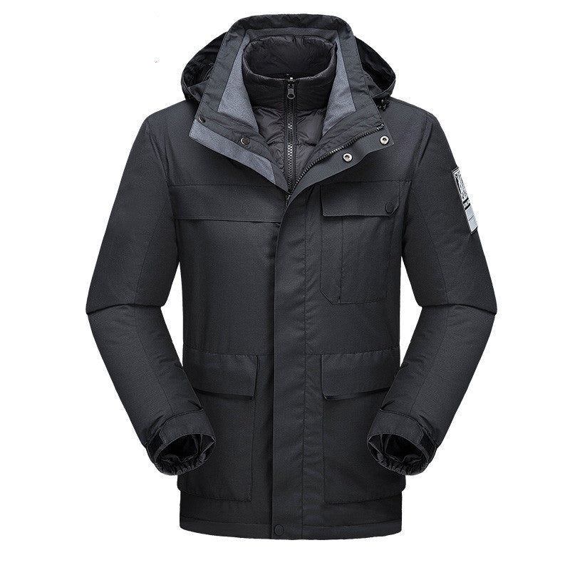 Chaqueta de Esquí 3 en 1 Color Liso
