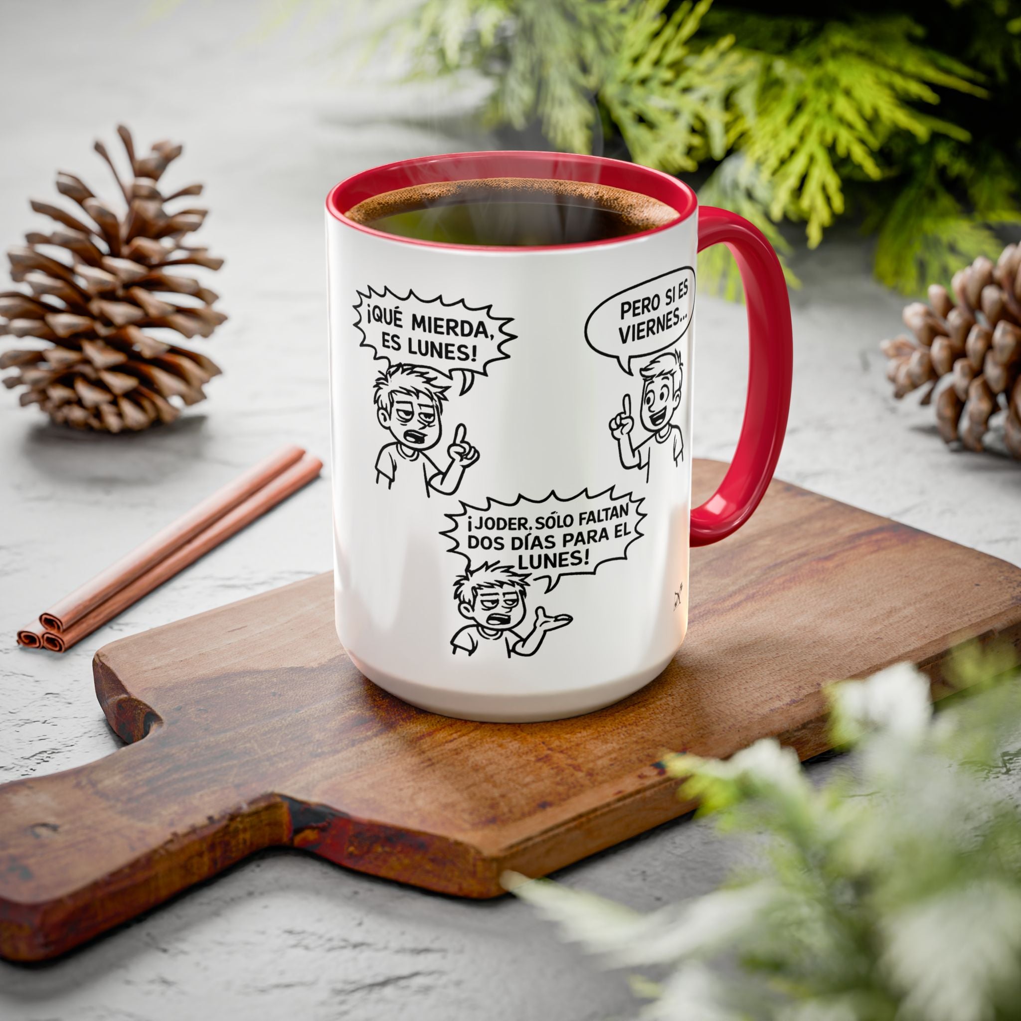 Taza "¡Qué Mierda, Es Lunes!" | Detallia