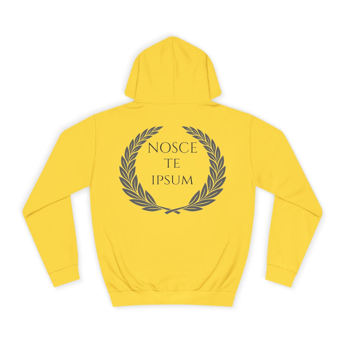 Sudadera Estoica "Nosce Te Ipsum" | Diseño Clásico con Corona de Laurel | Detallia