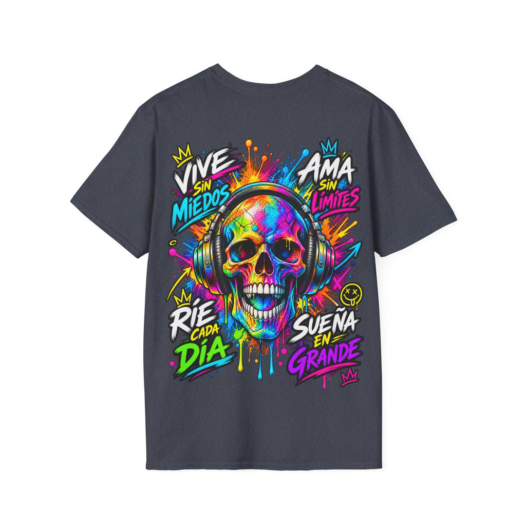 Camiseta Calavera Vive Sin Miedos | Detallia