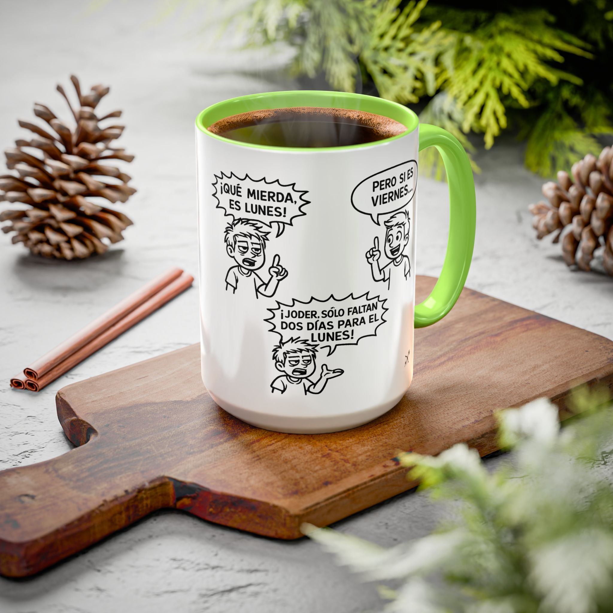 Taza "¡Qué Mierda, Es Lunes!" | Detallia