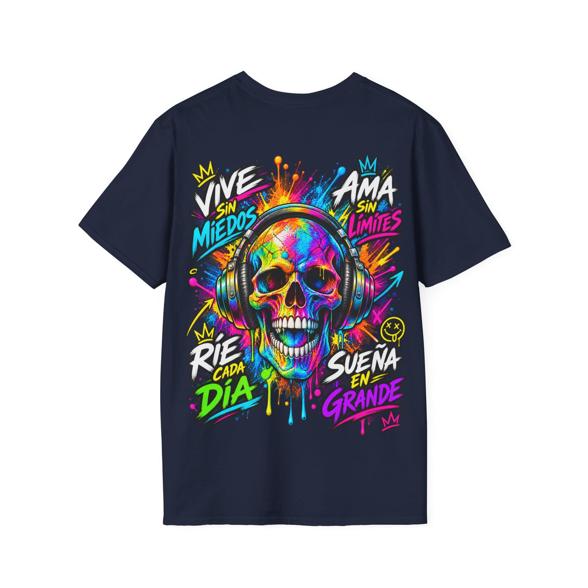 Camiseta Calavera Vive Sin Miedos | Detallia