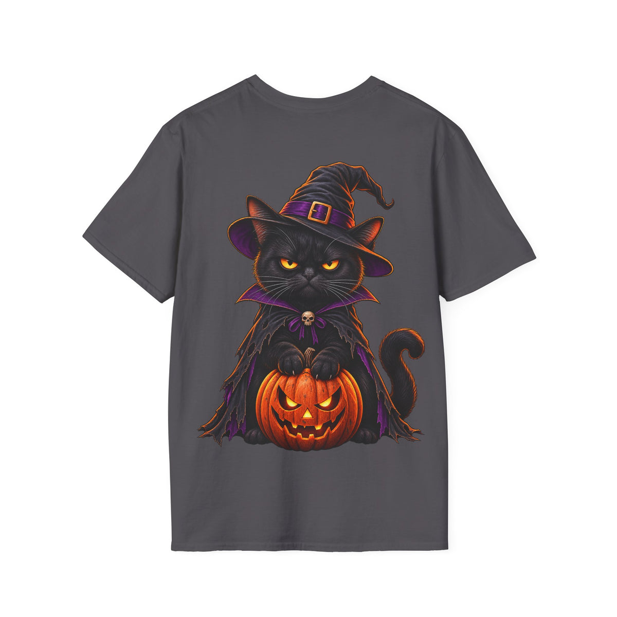 Camiseta Gato Brujo de Halloween | Detallia