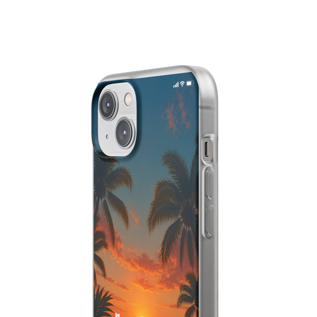 Funda Móvil Llamada Atardecer Tropical | Detallia