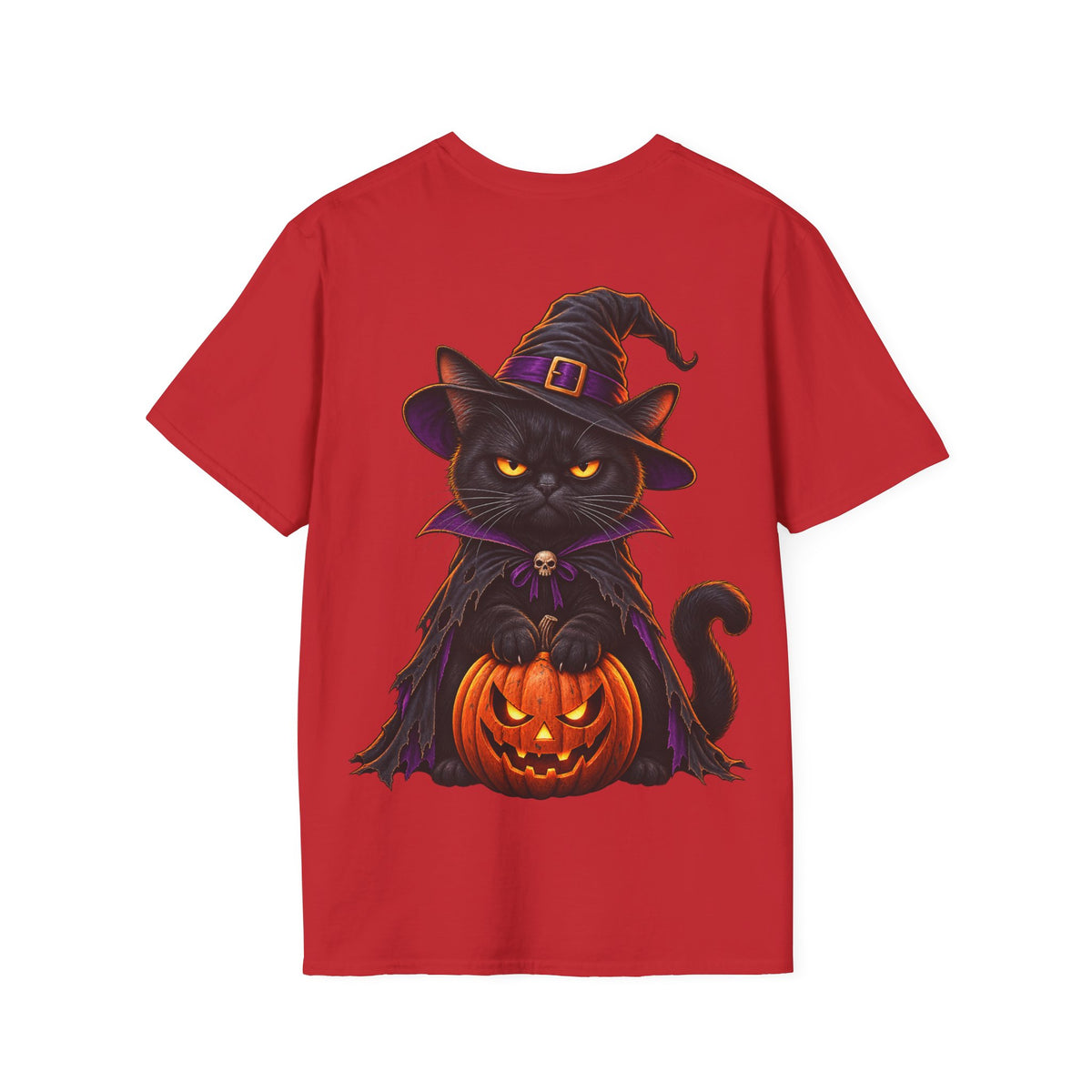 Camiseta Gato Brujo de Halloween | Detallia