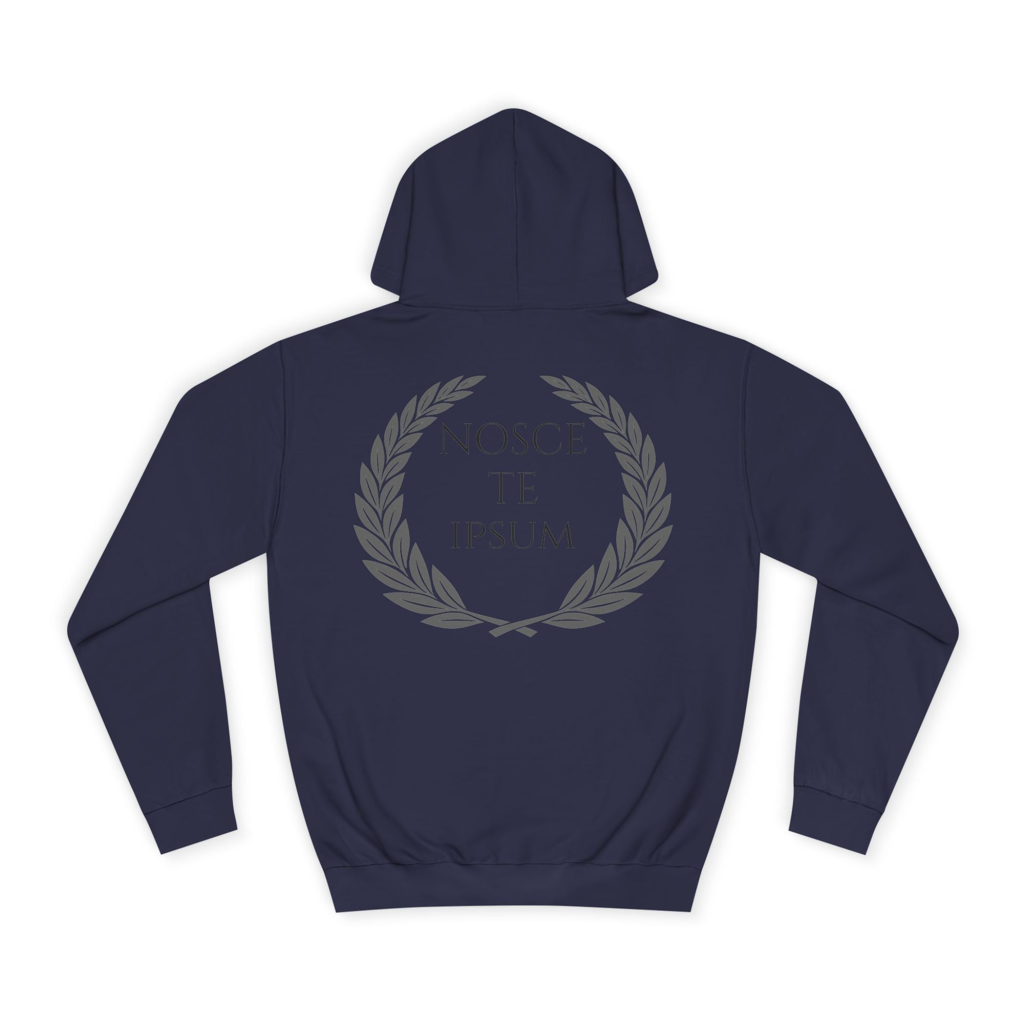 Sudadera Estoica "Nosce Te Ipsum" | Diseño Clásico con Corona de Laurel | Detallia