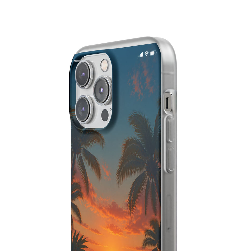 Funda Móvil Llamada Atardecer Tropical | Detallia