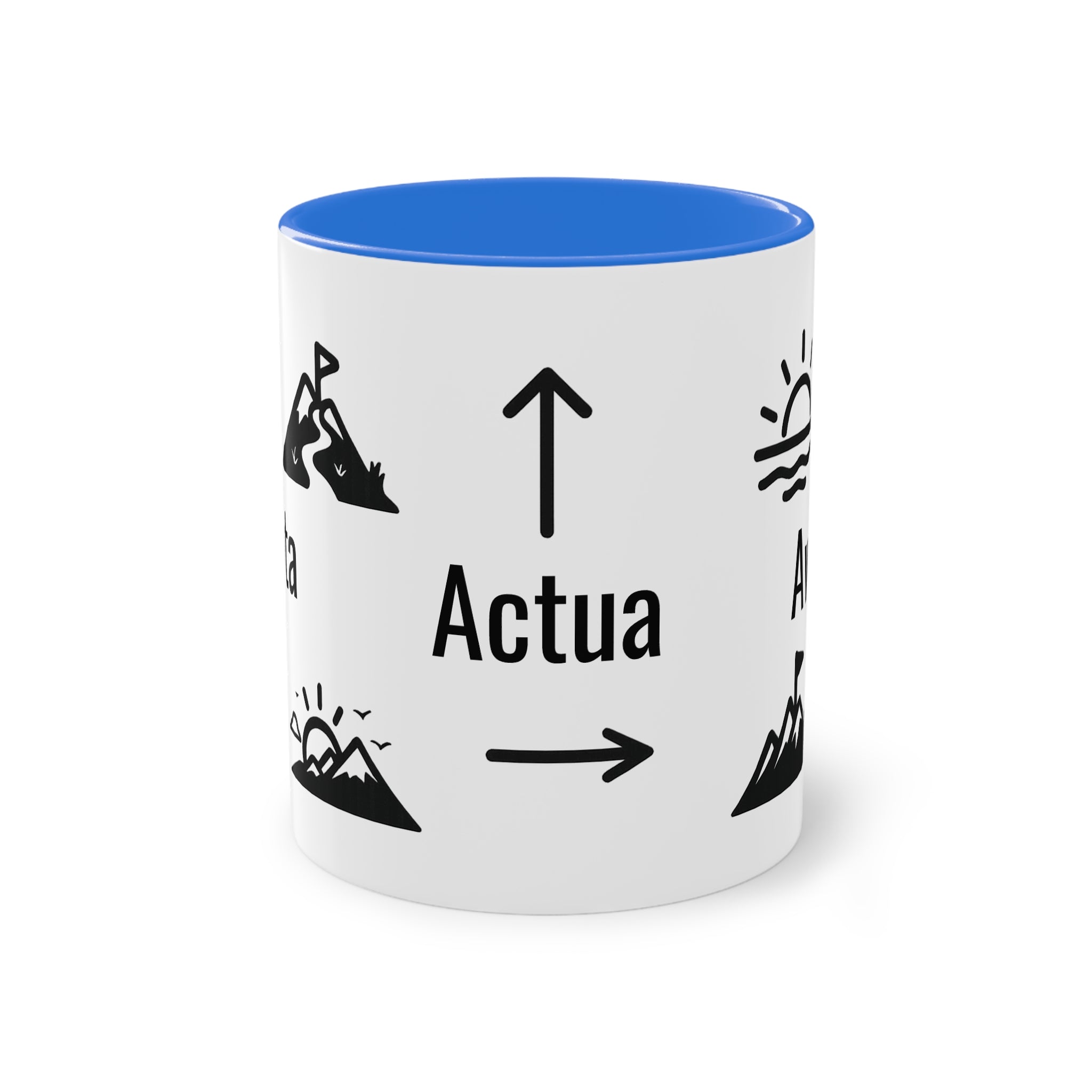 Taza "Acepta, Actúa, Avanza" | Detallia