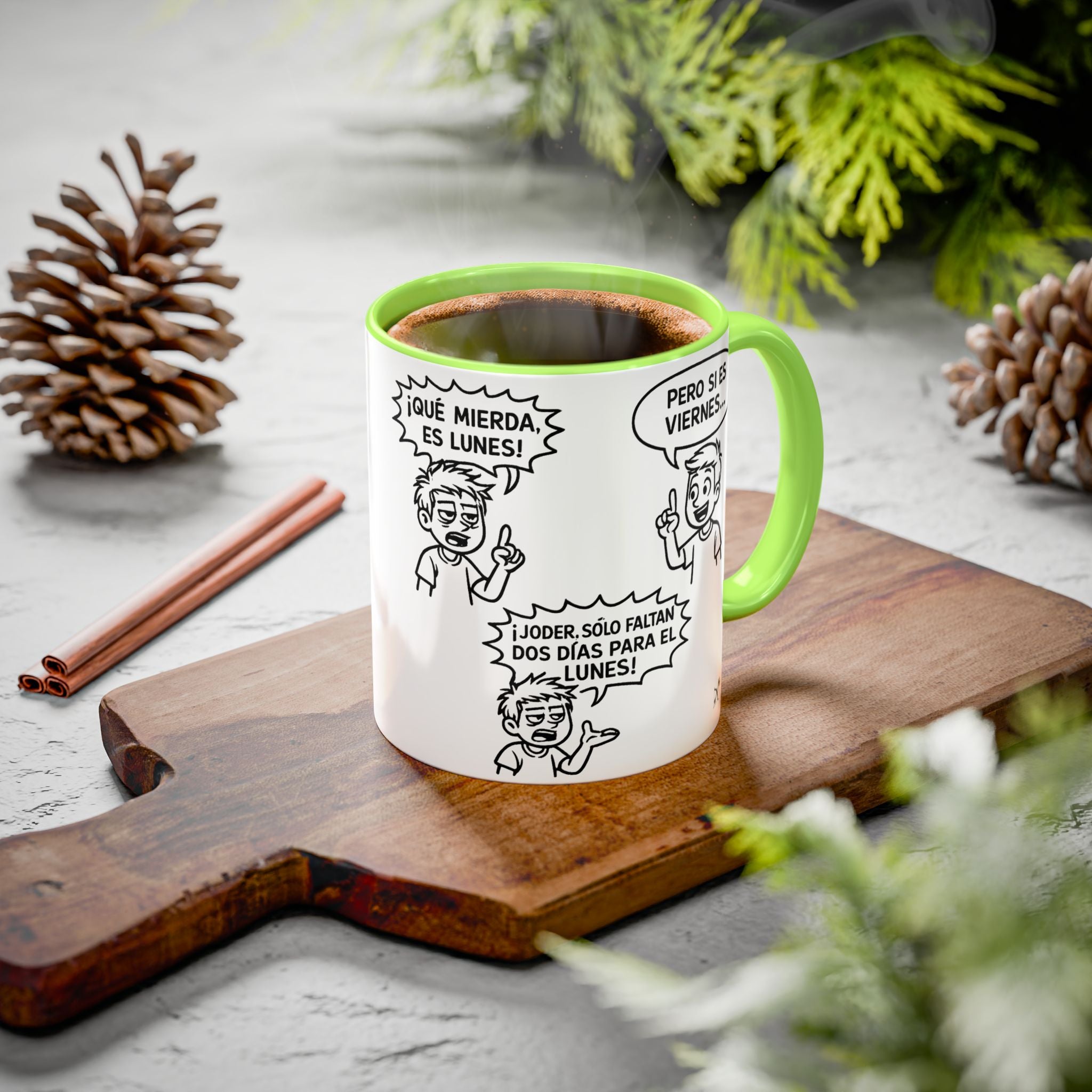 Taza "¡Qué Mierda, Es Lunes!" | Detallia